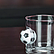 Подарунковий набір "ФУТБОЛЬНИЙ М'ЯЧ" келих  для віскі з вставкою в коробці., фото 2