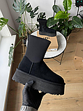 Жіночі уги UGG Classic Dipper Boot Black Green 1144031-BLK, фото 7