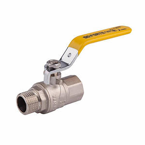 SD Forte Кран кульовий 1" ВН прямий, PN40, для газу (РГШ) SF605G25