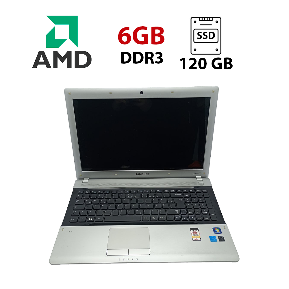 Ноутбук Samsung RV515/ 15.6" (1366x768)/ AMD E-450/ 6 GB RAM/ 120 GB SSD/ Radeon HD6320