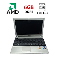Ноутбук Samsung RV515/ 15.6" (1366x768)/ AMD E-450/ 6 GB RAM/ 120 GB SSD/ Radeon HD6320