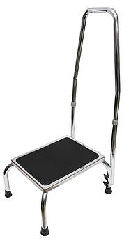 Табурет-ступенька сталева з поручнем MED1-SC6050-5