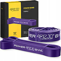 Еспандер-петля 4FIZJO Power Band 32 мм 17-26 кг резинка для фітнесу і спорту Violet (P-5907222931073)