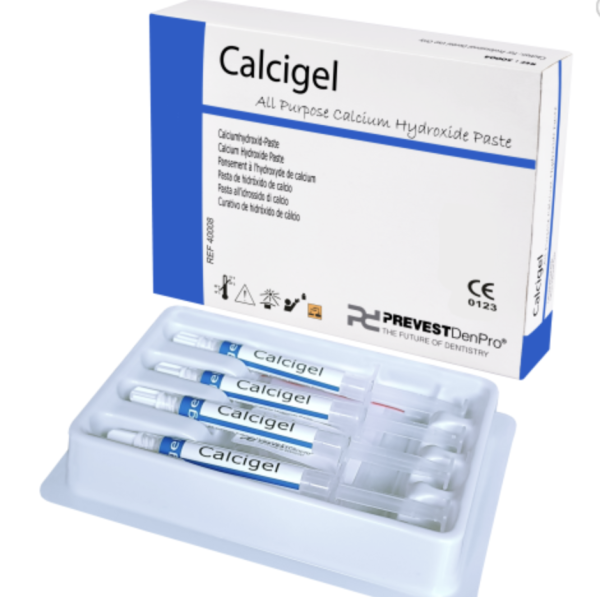 Calcigel універсальна паста на основі гідроксиду кальцію та сульфату барію 2 г. PREVEST DenPro