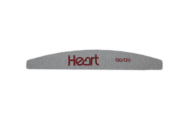 Пилка для нігтів Heart Half 120/120