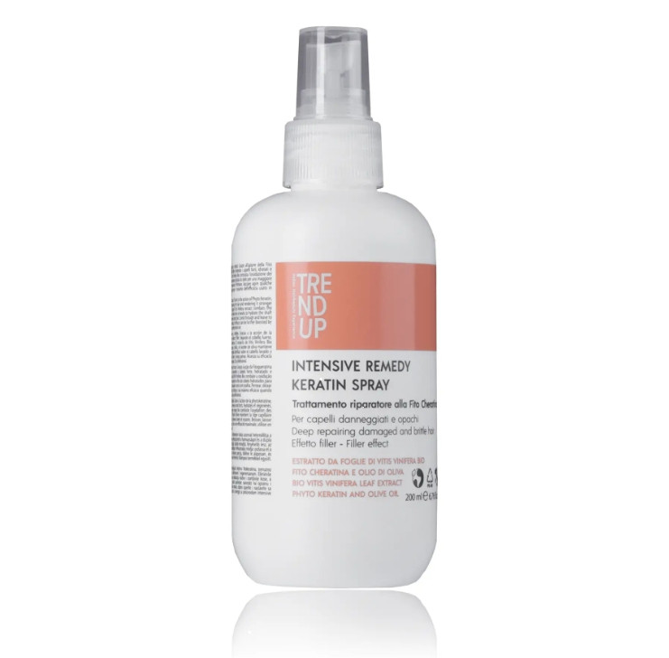 Спрей кератиновий для інтенсивного відновлення волосся Trend-Up Intensive Remedy Keratin Spray (200 ml), фото 1