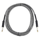 Інструментальний кабель Jack/Jack Irin (3 м.) чорно-синій TS (моно), фото 5