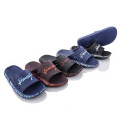 Тапки чоловічі розмір 41-45 матеріал гума колір показаний на зображенні в пакованні від 6 шт., фото 1