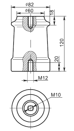 Изолятор ИО 10-3,75 - фото 5 - id-p453835774