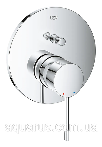 Змішувач прихованого монтажу на 2 споживачі Grohe Essence New (24058001), фото 1