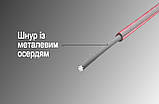 Швидкісна скакалка з лічильником EasyFit чорний-рожевий, фото 5