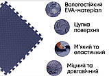 Татамі мат EasyFit SwallowTail (60х60 см) пазл хвіст ластівки синій, фото 3