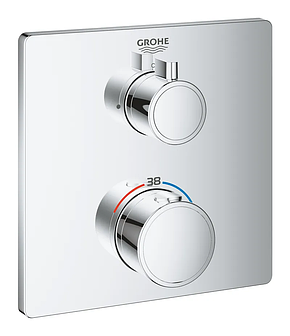 Термостат прихованого монтажу для 1 споживача Grohe Grohtherm Convent. Concealed (24078000), фото 1