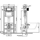 Інсталяція для унітазу CERSANIT Aqua 230057 K97-525, фото 5