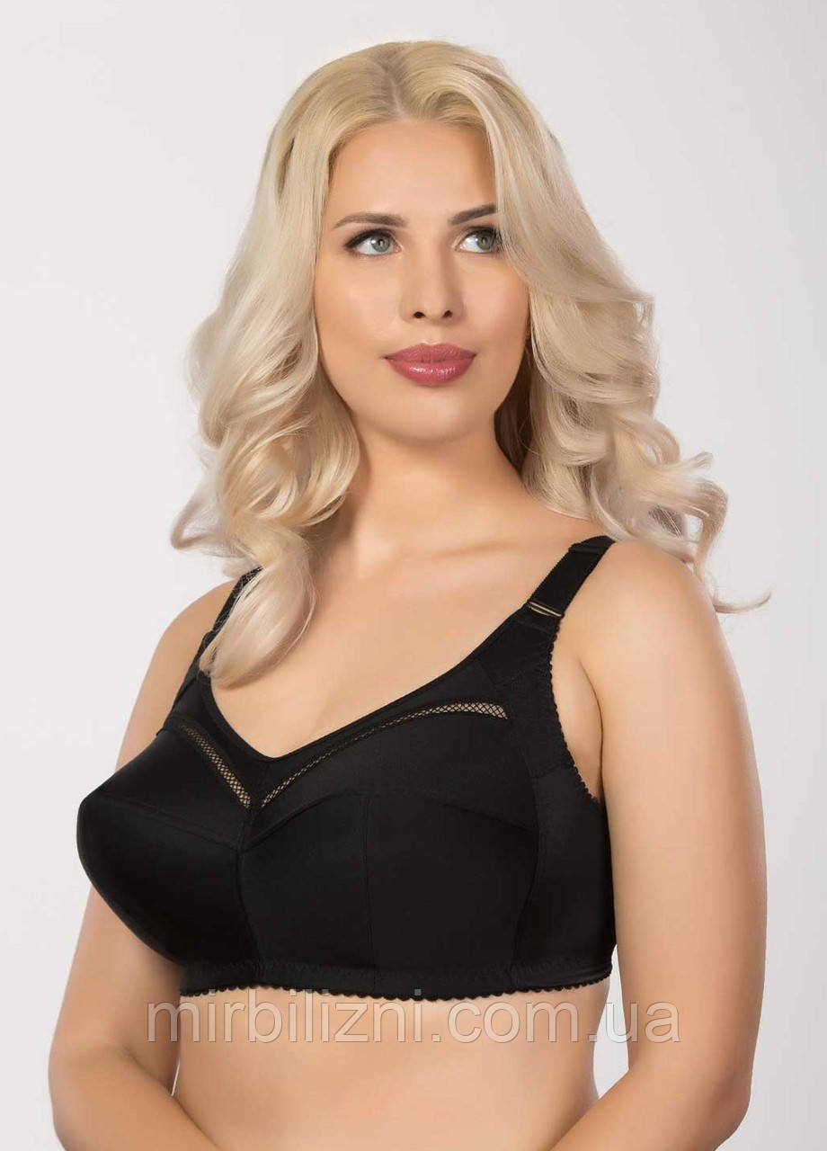 Бюстгальтер Elita чорний, арт.55 (без каркасів, без кісточок)