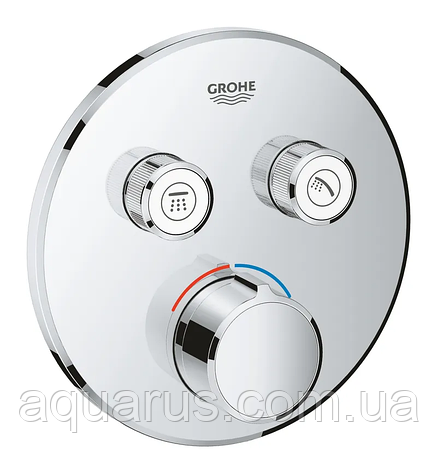 Змішувач прихованого монтажу на 2 споживачі Grohe SmartControl Mixer (29145000), фото 1