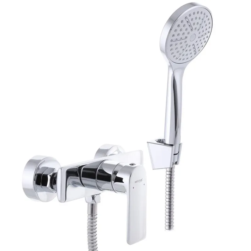 Змішувач для душу MIXXUS PREMIUM ALBERT 003 (MI2875) — одноважільний змішувач для душу з коротким виливом, хромоване покриття