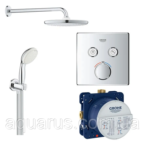 Душовий комплект Grohe Grohtherm SmartControl з New Tempesta 250 (UA26416SC1), фото 1