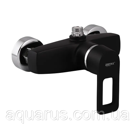 Змішувач для душу ZERIX Z2030-6 BLACK (ZX0353), фото 1