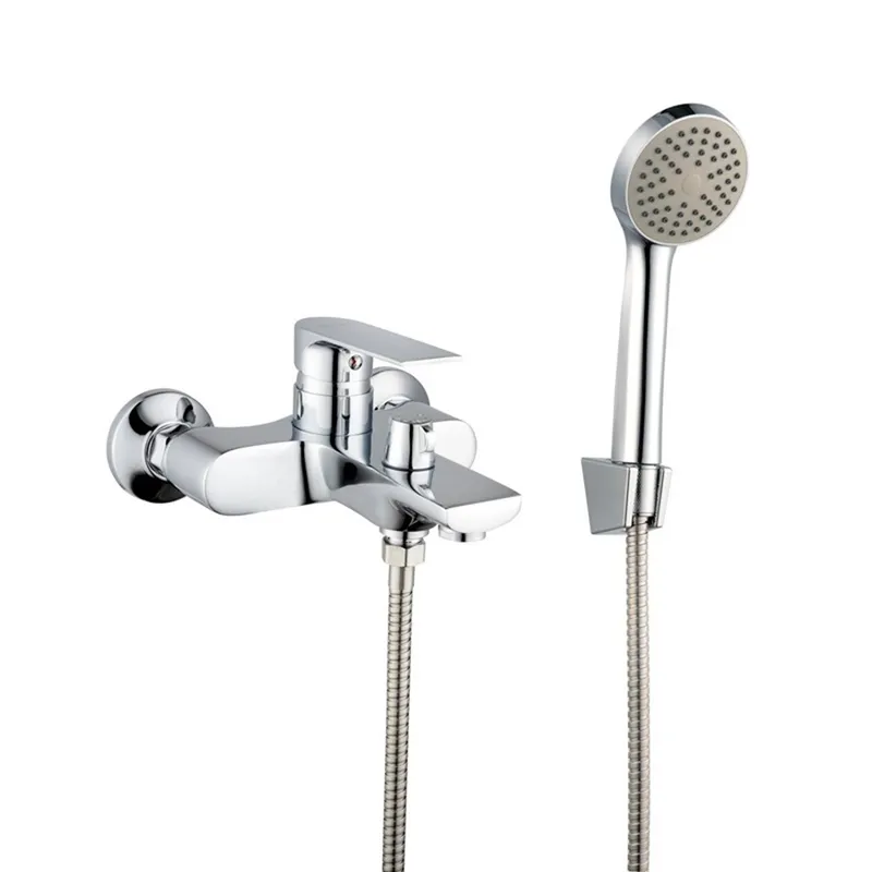 Змішувач для ванни Champion Rama 009 (EURO) (MI6364), одноручковий, настінний монтаж, хромований, з шлангом 150 см