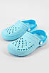 Крокси дитячі для дівчинки бірюзового кольору 165364T Безкоштовна доставка, фото 2