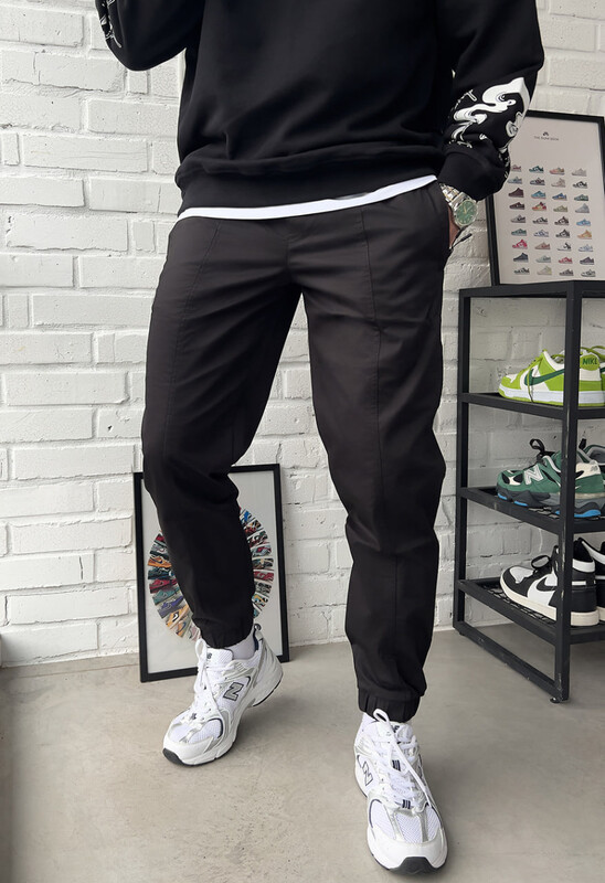 Однотонні чорні джогери Staff lo black