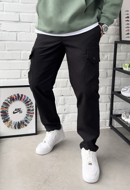 Молодіжні штани карго Staff cargo gu black