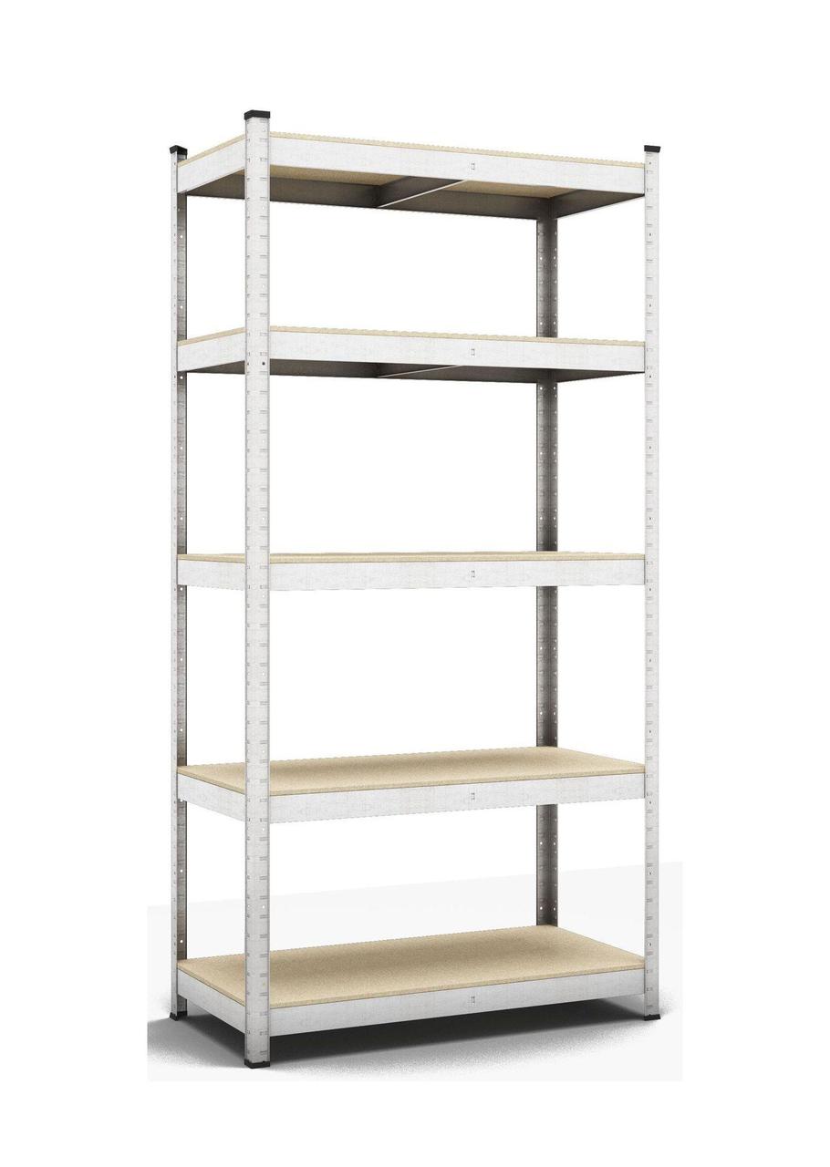 Стелаж Бюджет ОД 2000х1000х500 Міткас, 150 кг/полицю, 5 полиць, ДСП, оцинкований, металевий