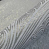 Шпалери вінілові 10.05 × 1.06 м Marburg 32931, бірюзові для спальні, вітальні, кухні, коридору, ванної кімнати, фото 3