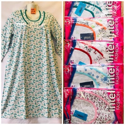 Жіноча нічна микс квітів бавовна (48-58 розмір), фото 1