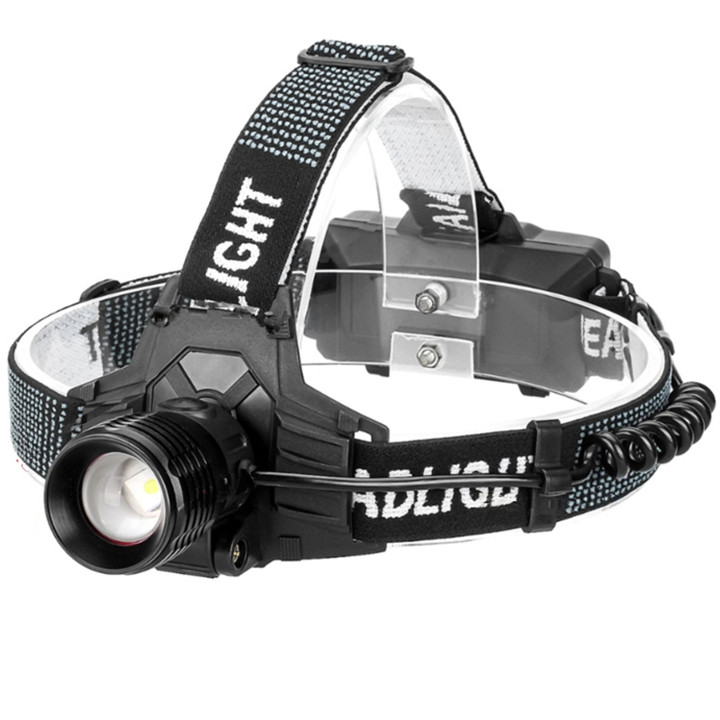 Ліхтар налобний 8105 1РЕЖИМ WHITE LASER LED PM10-TG, 2x18650, ЗП Type-C, zoom