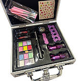 Косметика Єдиноріг у валізі тіні лаки пензлики помади блискітки 15 дет 21*21*7см (QH1001-1B), фото 3
