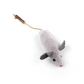 Мишка для кішок з котячою м'ятою - сіра