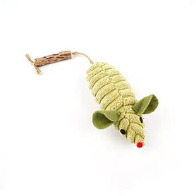 Мишка для кішок з котячою м'ятою - зелена