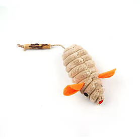 Мишка для кішок з котячою м'ятою - бежева