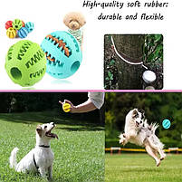 Масажний м'яч для чищення зубів у собак, кольори в асортименті - 7 см, фото 10