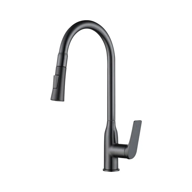 Змішувач для кухні Mixxus Premium DERBY 014 (NUT) GRAPHITE (MI6611), фото 1
