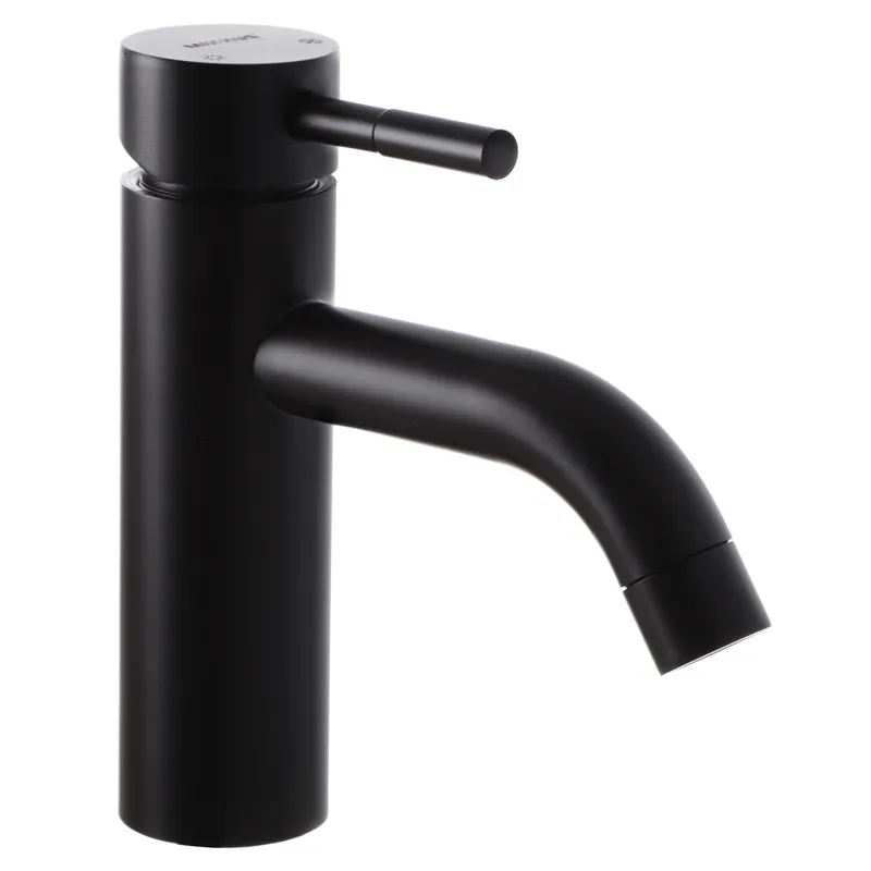 Змішувач для умивальника Mixxus SUS-001-B чорний (з нерж. Сталі) (MI2803), фото 1