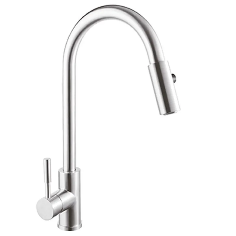 Кухонний змішувач з висувною лійкою MIXXUS SUS 014-A (SS0022), фото 1