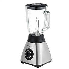 Стаціонарний блендер з кавомолкою Sokany SK-146S з пластиковою чашею 1.5л для коктейлів 450Вт 3 режими Чорний, фото 3