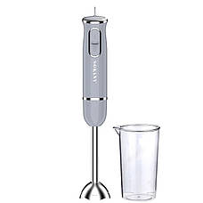 Занурювальний ручний блендер Sokany SK-1726 з мірною склянкою 0.6л 3 швидкості 300Вт Блакитний, фото 2