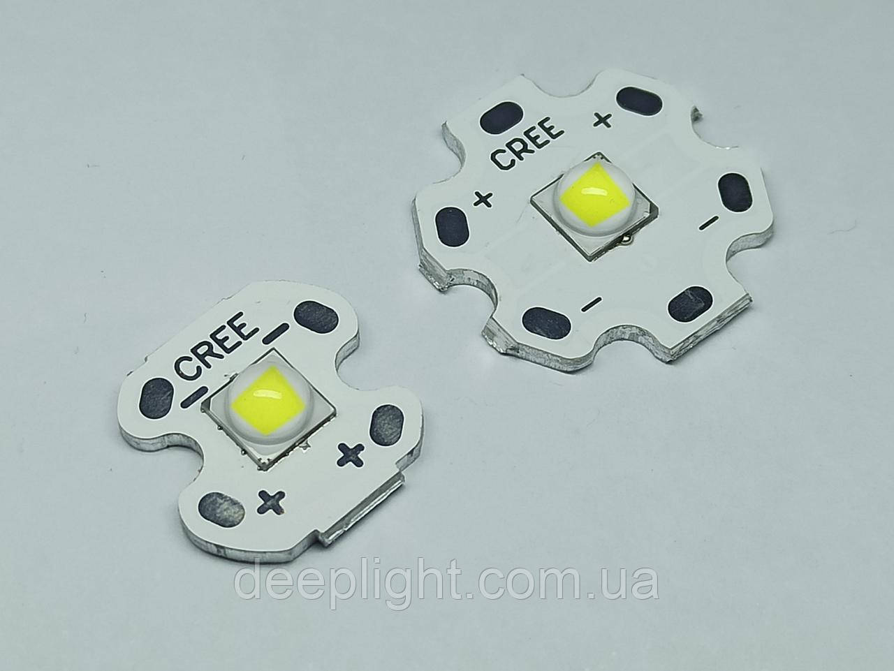 Світлодіод Cree XM-L2 U2 Т6 10W для ремонту заміни ліхтарів, фар, світильників Police Bailong 20мм 16мм, фото 1