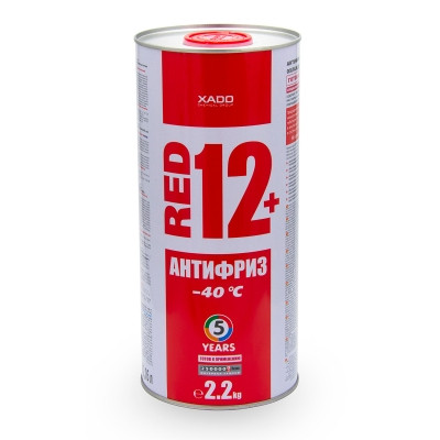 Антифриз для двигуна XADO Antifreeze Red 12+ -40⁰С - 2л., фото 1