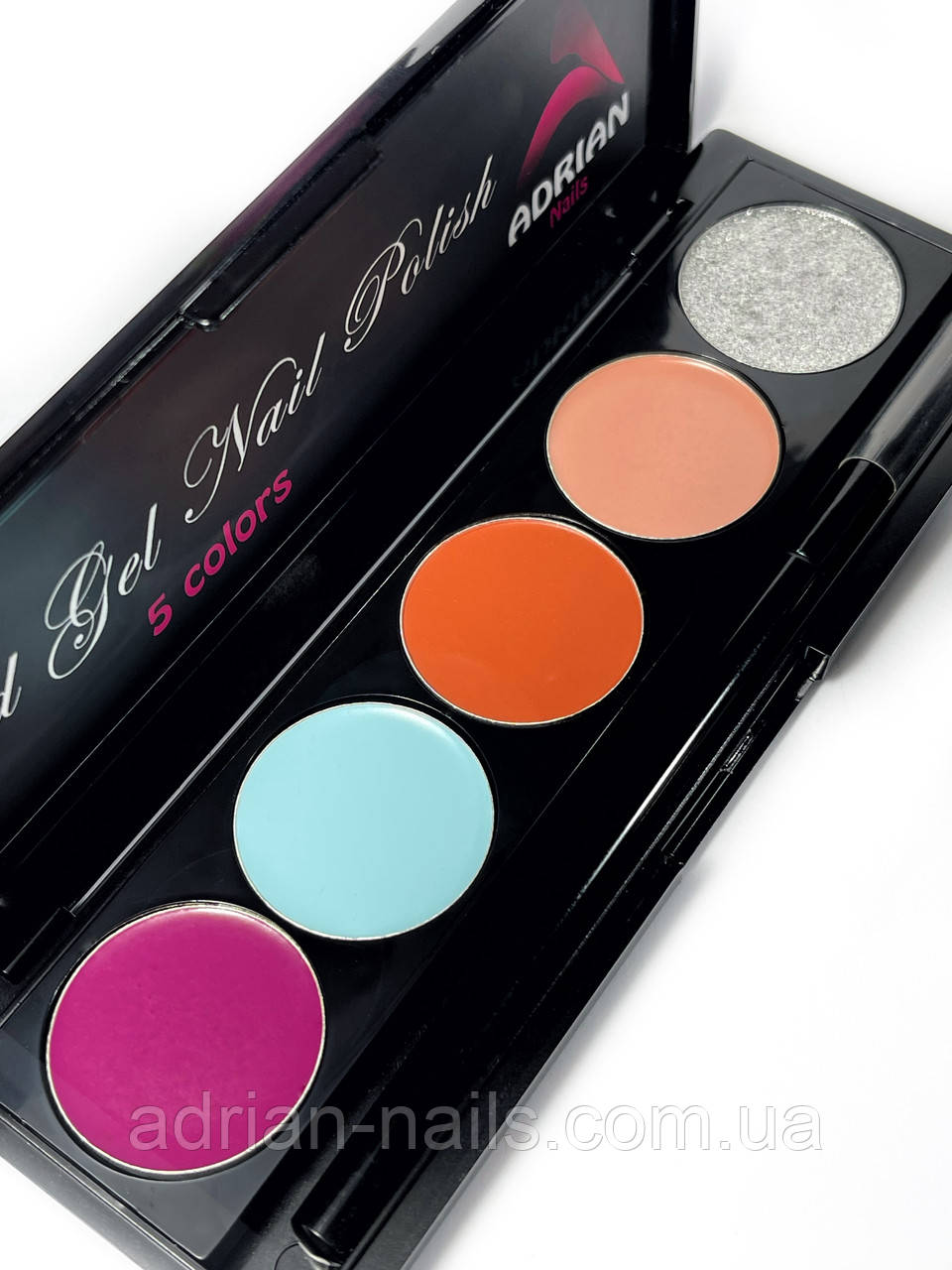 Premium Solid Gel Polish - Палєтка 5 кольорів (густий гель-лак) №4, фото 1