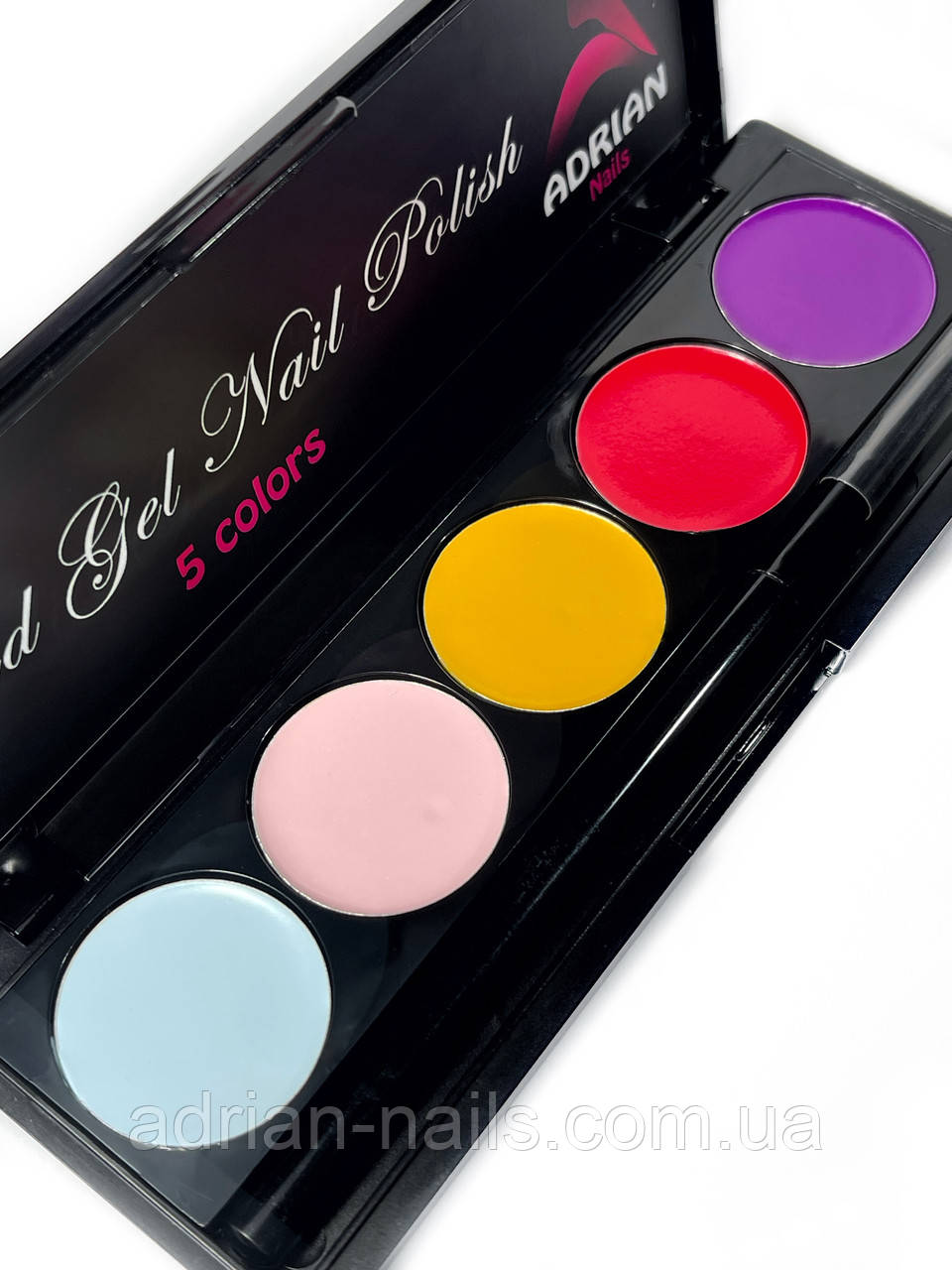 Premium Solid Gel Polish - Палєтка 5 кольорів (густий гель-лак) №5