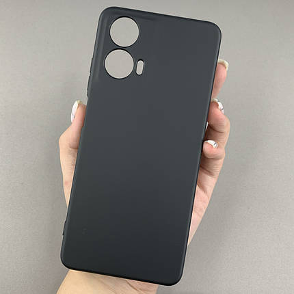 Чохол для Motorola Moto G24 матовий чохол із захистом камери на телефон моторола мото г24 чорний cfa, фото 1