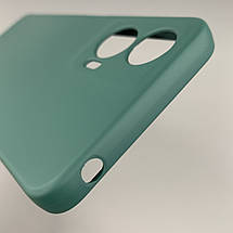 Чохол для Motorola Moto G24 матовий чохол із захистом камери на телефон моторола мото г24 темно-зелений cfa, фото 5