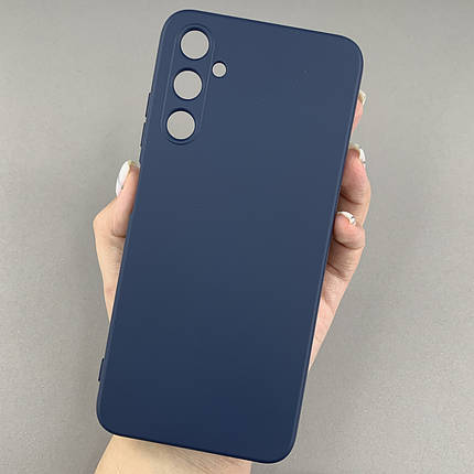 Чохол для Samsung Galaxy A05s (A057F) матовий із захистом камери чохол на телефон самсунг а05с темно-синій cfa, фото 1