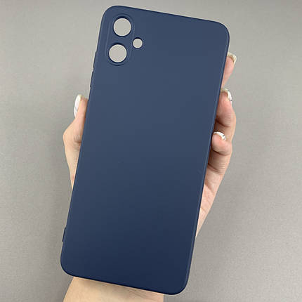 Чохол для Samsung Galaxy A05 (A055F) матовий із захистом камери чохол на телефон самсунг а05 темно-синій cfa, фото 1