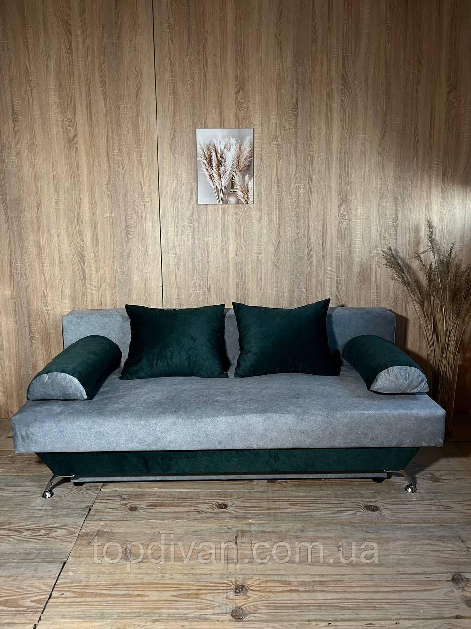 Диван єврокнижка "Флора" Габарити: 1,90 х 0,90 Спальне місце: 1,90 х 1,40